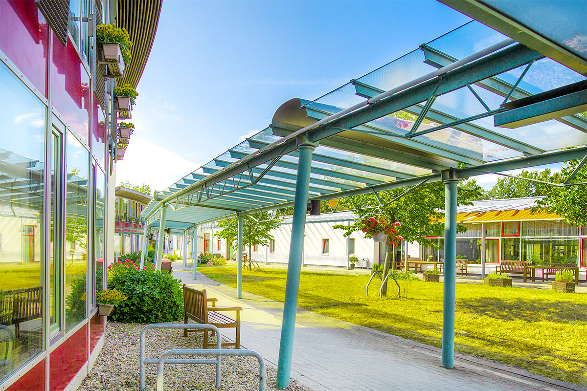 DRK-Pflegeeinrichtung Sassnitz Innenhof