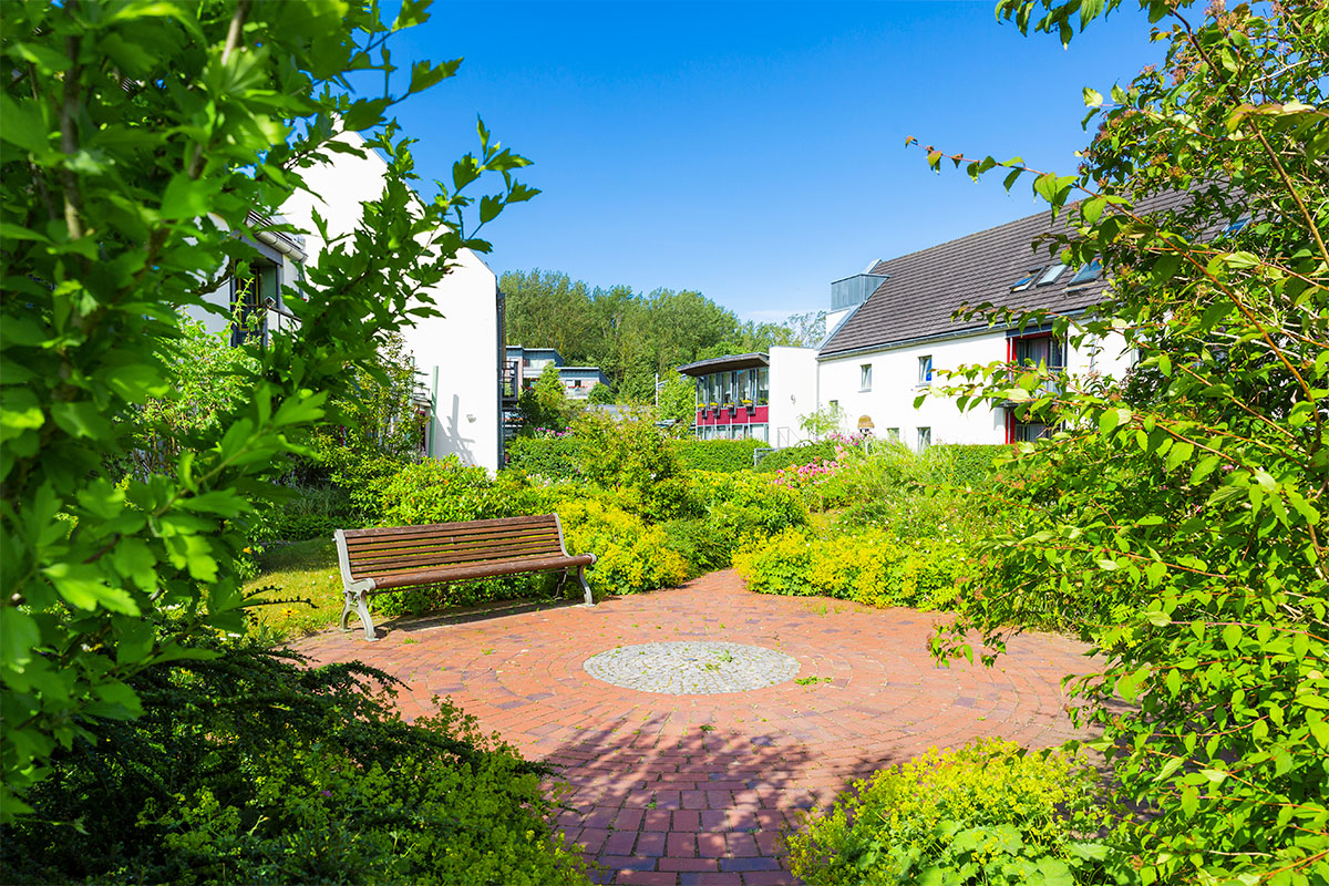 DRK-Pflegeeinrichtung Sassnitz Innenhof, Garten
