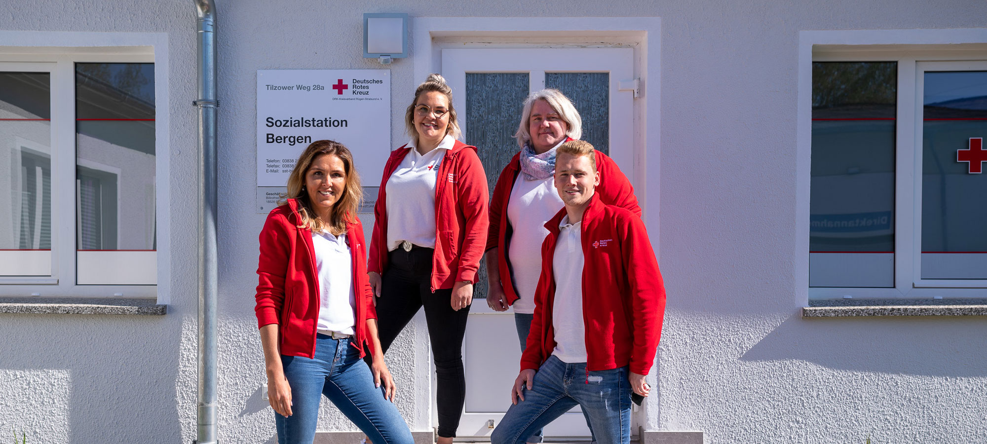 DRK-Sozialstation, Mitarbeiter, Team, Gebäude Bergen auf Rügen