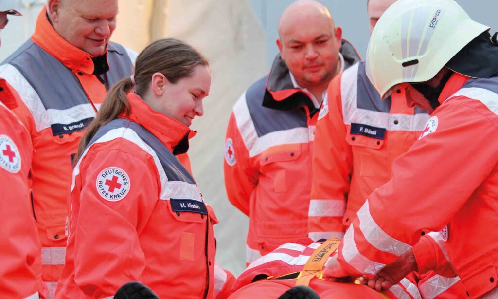 DRK-MTF bei einer Katastrophenschutzübung im Einsatz