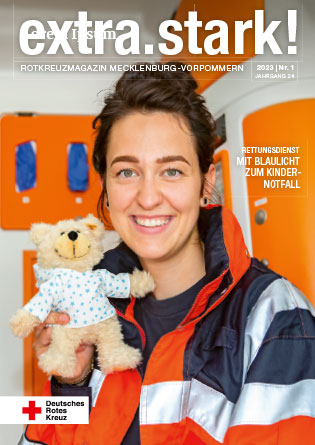 Titelbild der Extra-Stark-Ausgabe des Rotkreuzmagazins Mecklenburg-Vorpommern