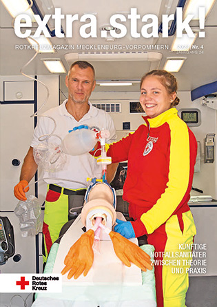 Titelbild der Extra-Stark-Ausgabe des Rotkreuzmagazins Mecklenburg-Vorpommern