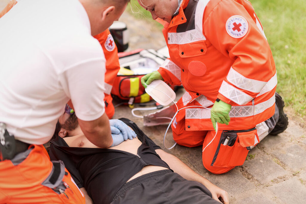 Ausbildung zum Sanitäter / First Responder, Foto: Willing Holtz/DRK